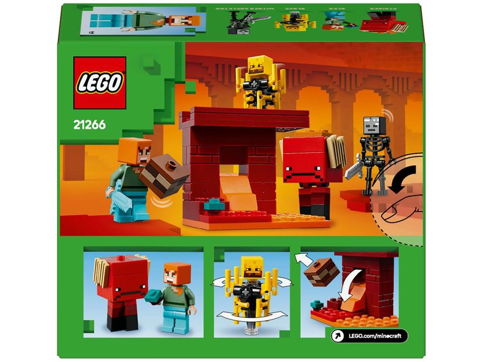 LEGO A Batalha de Lava no Nether 21266 - 8