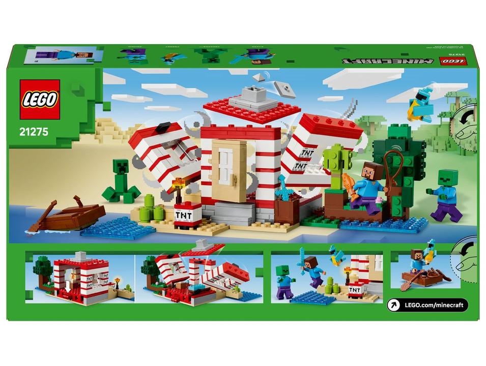 LEGO A Casa de Dinamite na Selva 21275 287 Peças - 9