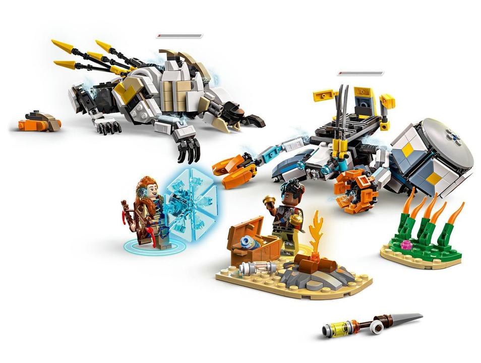 LEGO Aloy e Varl vs. Carapaça e Dente-Serrado 7703 - 6