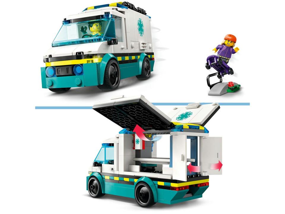 LEGO Ambulância de Emergência 60451 - 6