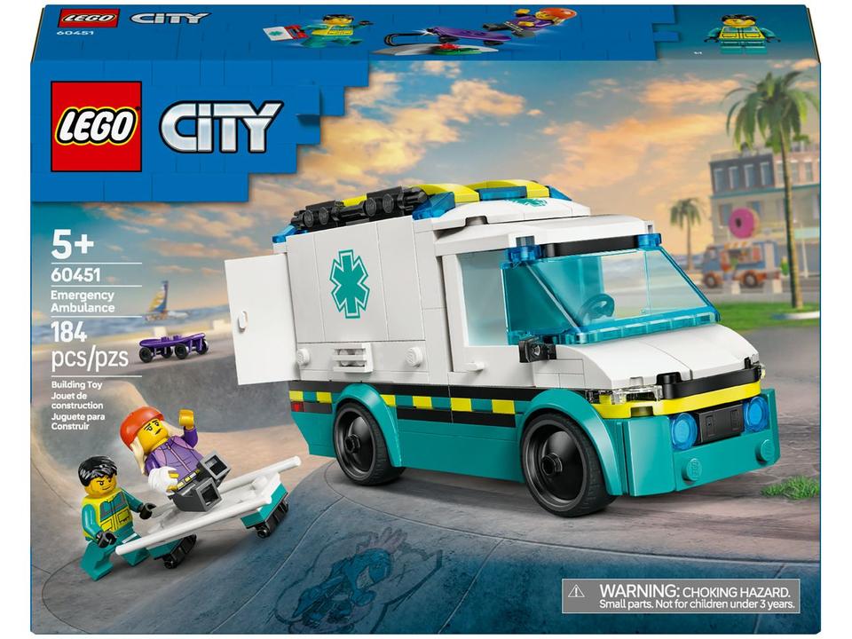 LEGO Ambulância de Emergência 60451 - 8