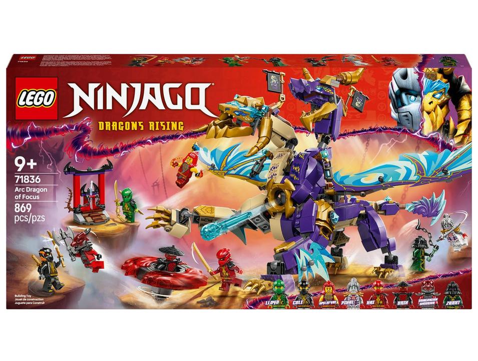 LEGO Arco Dragão de Foco 71836 869 Peças - 8