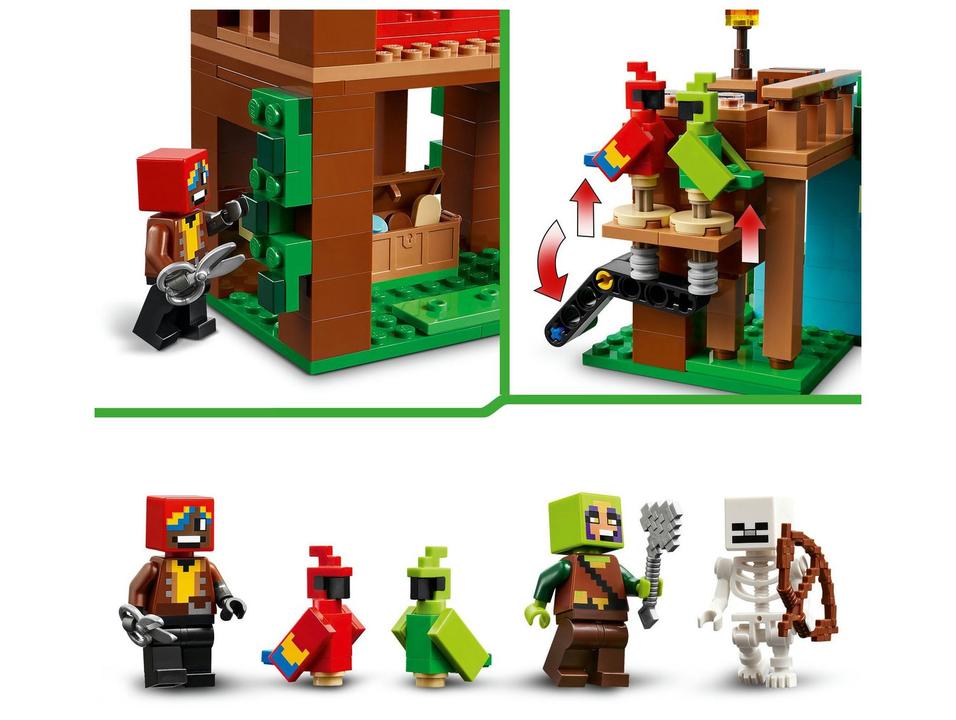 LEGO As Casas dos Papagaios 21282 535 Peças - 6