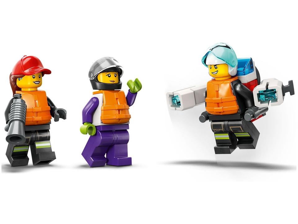 LEGO Barco de Resgate dos Bombeiros 144 Peças - 60373 - 2