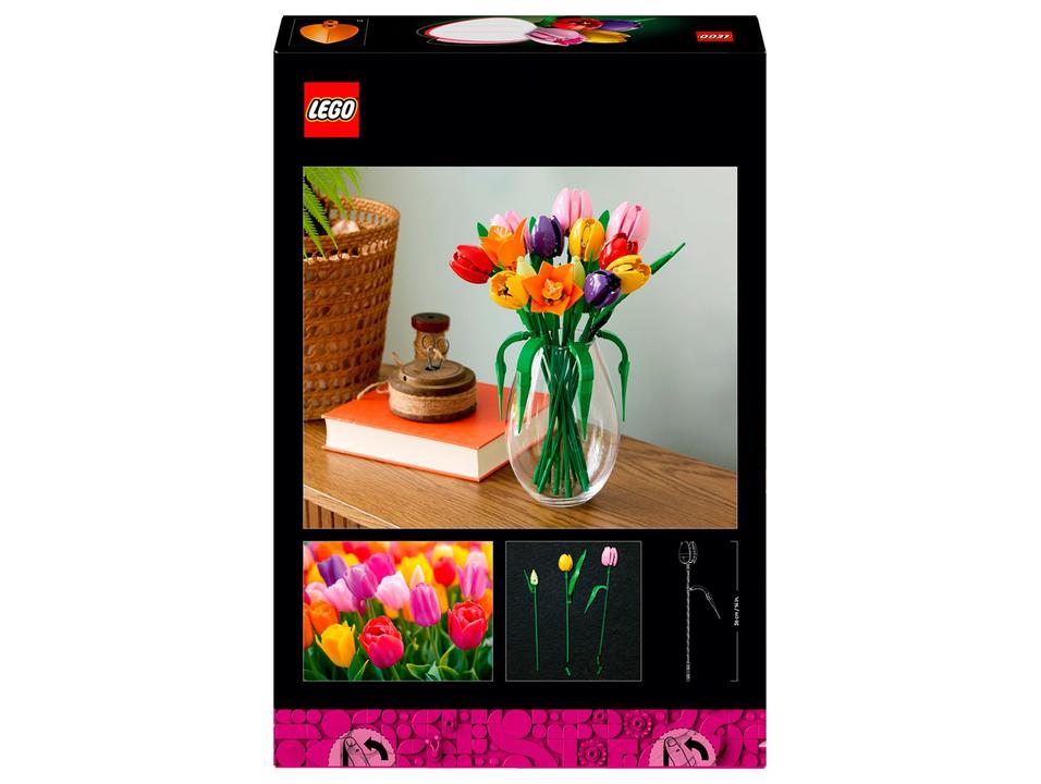 LEGO Botanicals Buquê de Tulipas 11501 576 Peças - 6