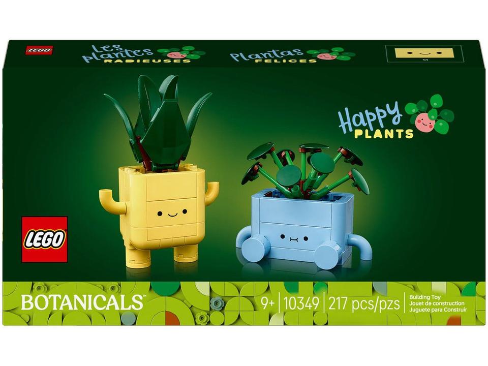 LEGO Botanicals Plantas Felizes 10349 217 Peças - 8