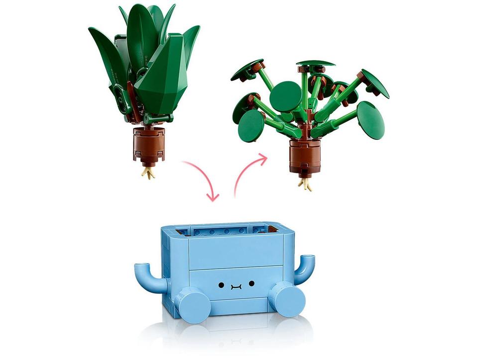 LEGO Botanicals Plantas Felizes 10349 217 Peças - 5