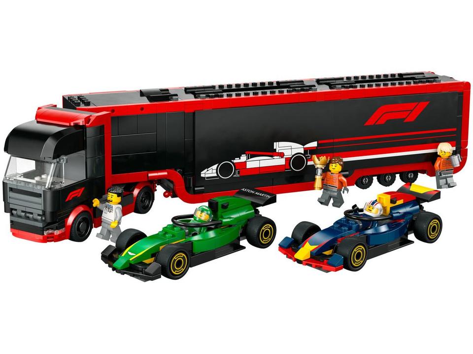 LEGO Caminhão de F1 com Carros de F1 RB20 e AMR24 - 7