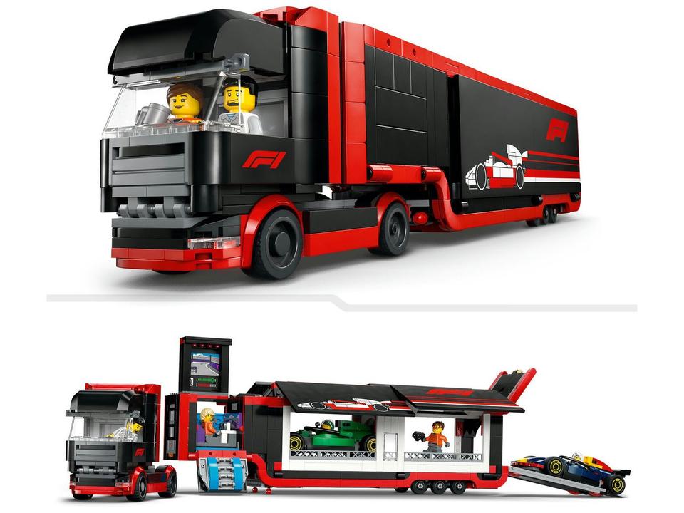 LEGO Caminhão de F1 com Carros de F1 RB20 e AMR24 - 5