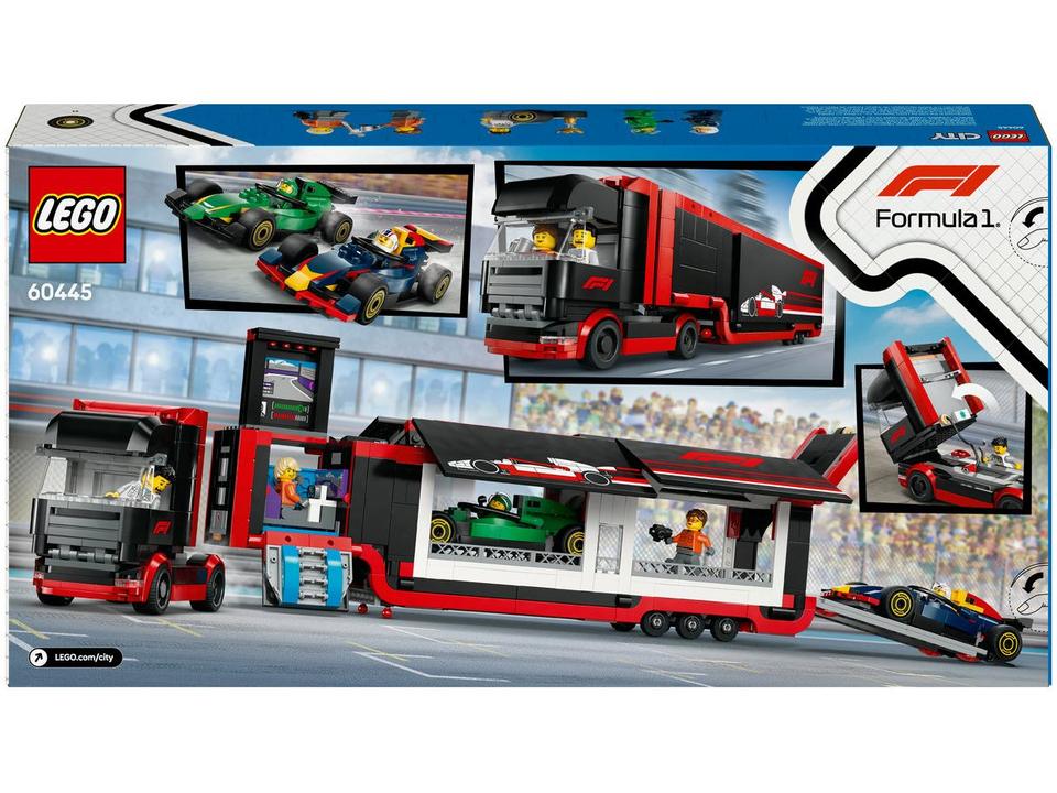 LEGO Caminhão de F1 com Carros de F1 RB20 e AMR24 - 9