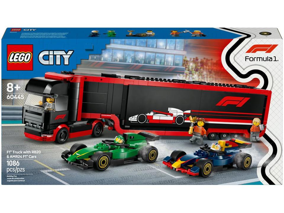 LEGO Caminhão de F1 com Carros de F1 RB20 e AMR24 - 8