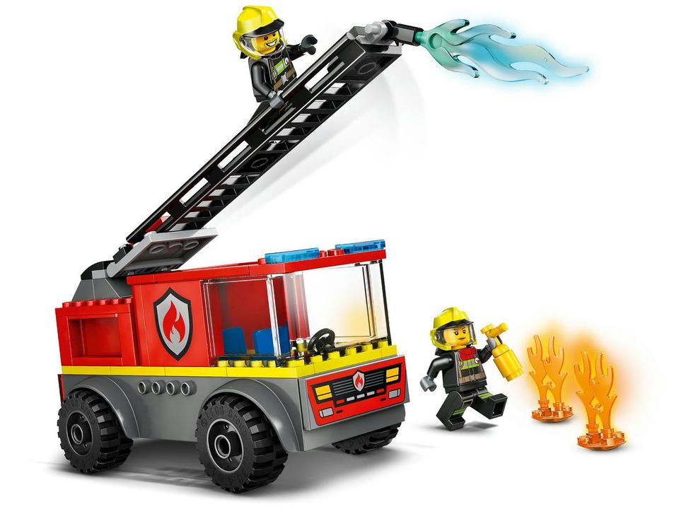 LEGO Caminhão dos Bombeiros com Escada de Combate - 6