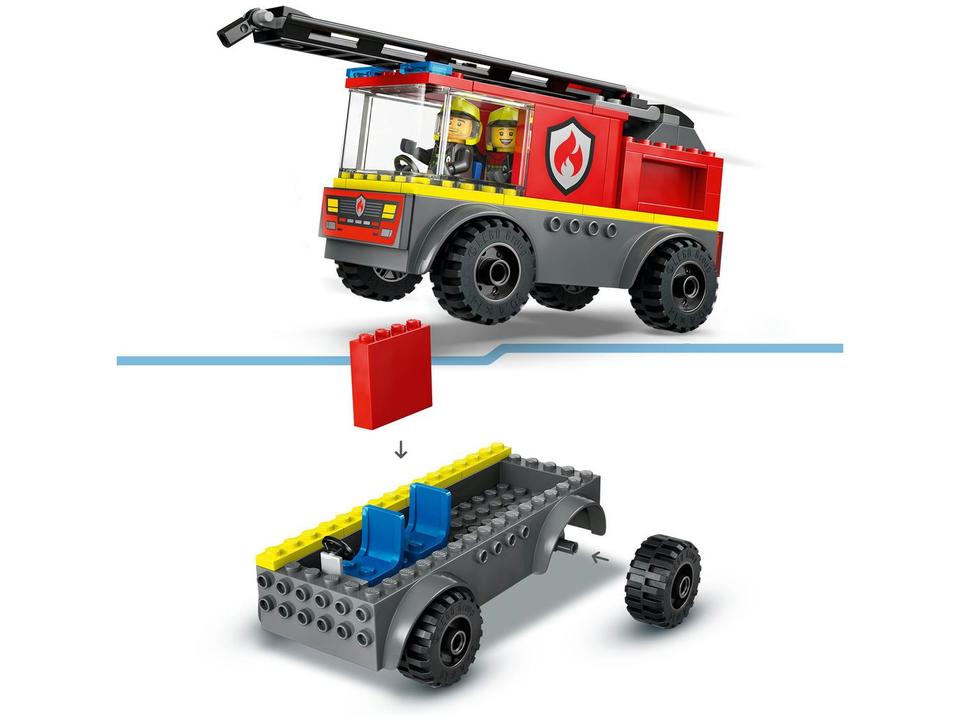 LEGO Caminhão dos Bombeiros com Escada de Combate - 5