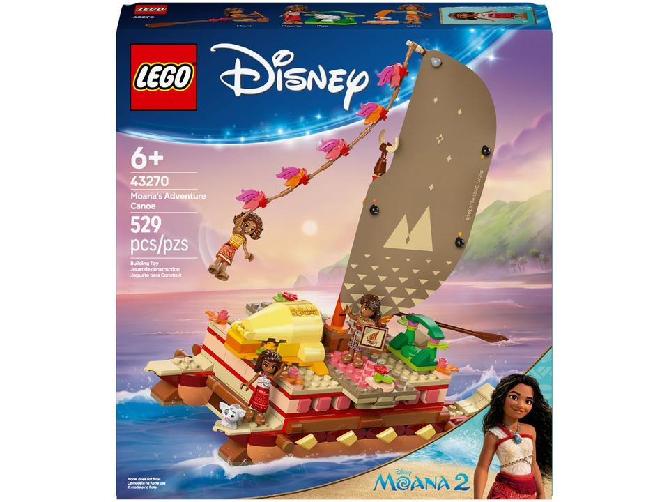 LEGO Canoa de Aventura da Moana 43270 - 7