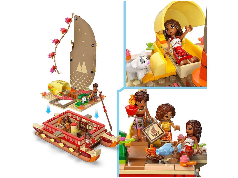LEGO Canoa de Aventura da Moana 43270 - 4