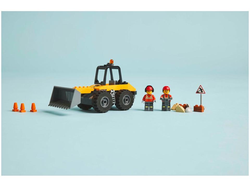 LEGO Carregadeira de Rodas de Construção Amarela - 3