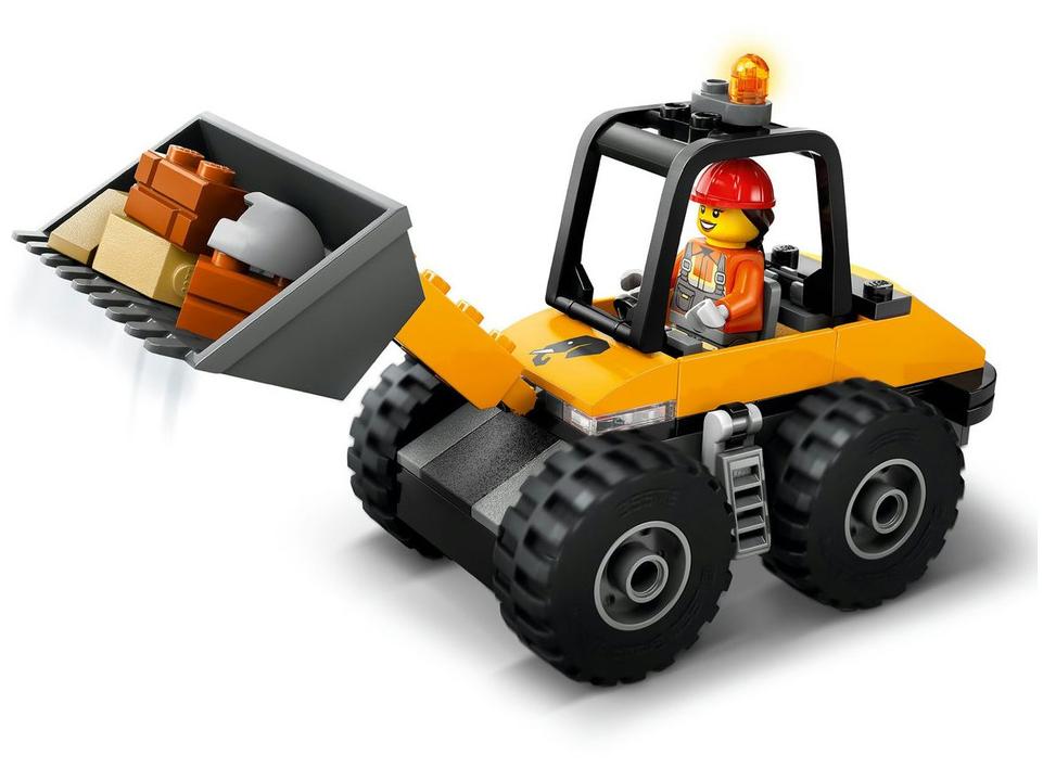 LEGO Carregadeira de Rodas de Construção Amarela - 6