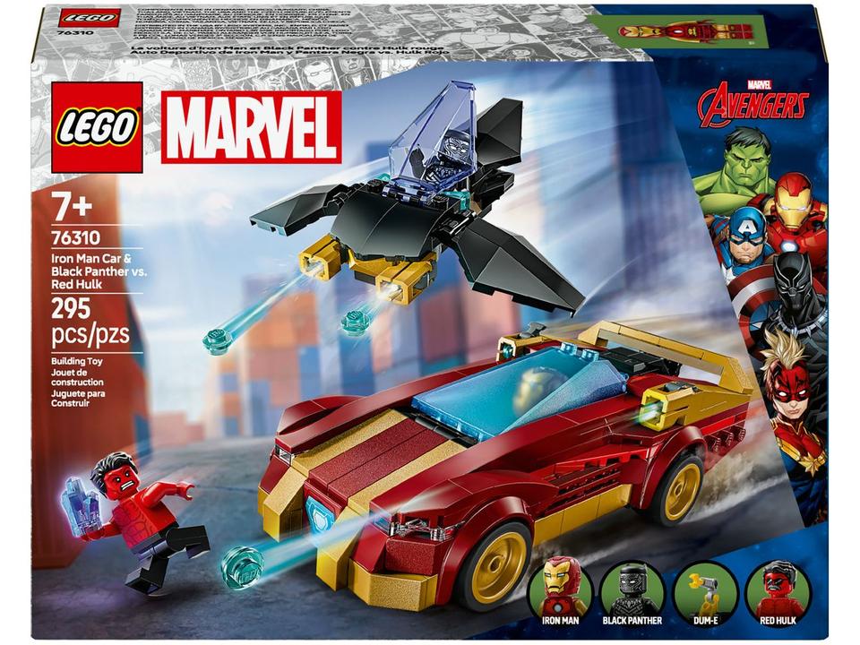 LEGO Carro do Homem de Ferro e Pantera Negra vs. - 7