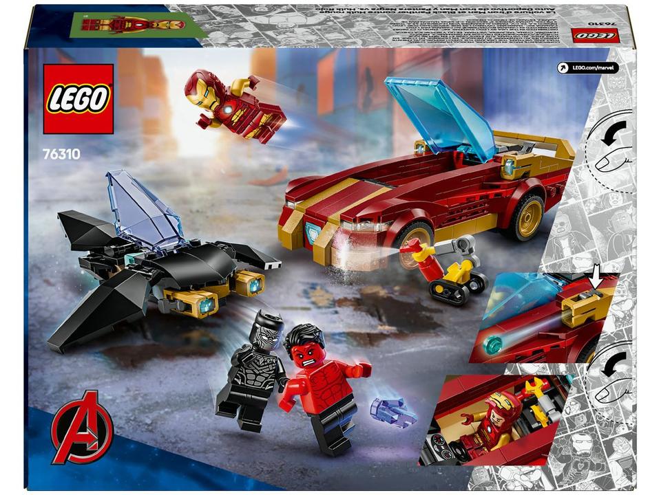 LEGO Carro do Homem de Ferro e Pantera Negra vs. - 8