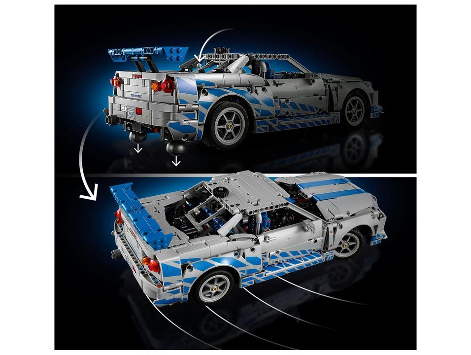 LEGO Carro Nissan Skyline GT-R (R34) de 2 Fast 2 - 6