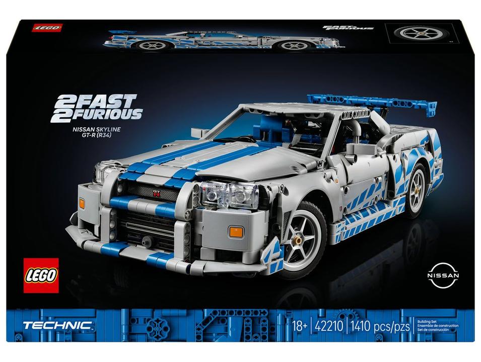 LEGO Carro Nissan Skyline GT-R (R34) de 2 Fast 2 - 8