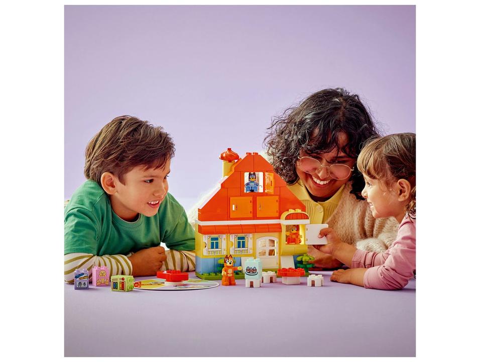 LEGO Casa da Família da Bluey com Jogo da Memória - 1