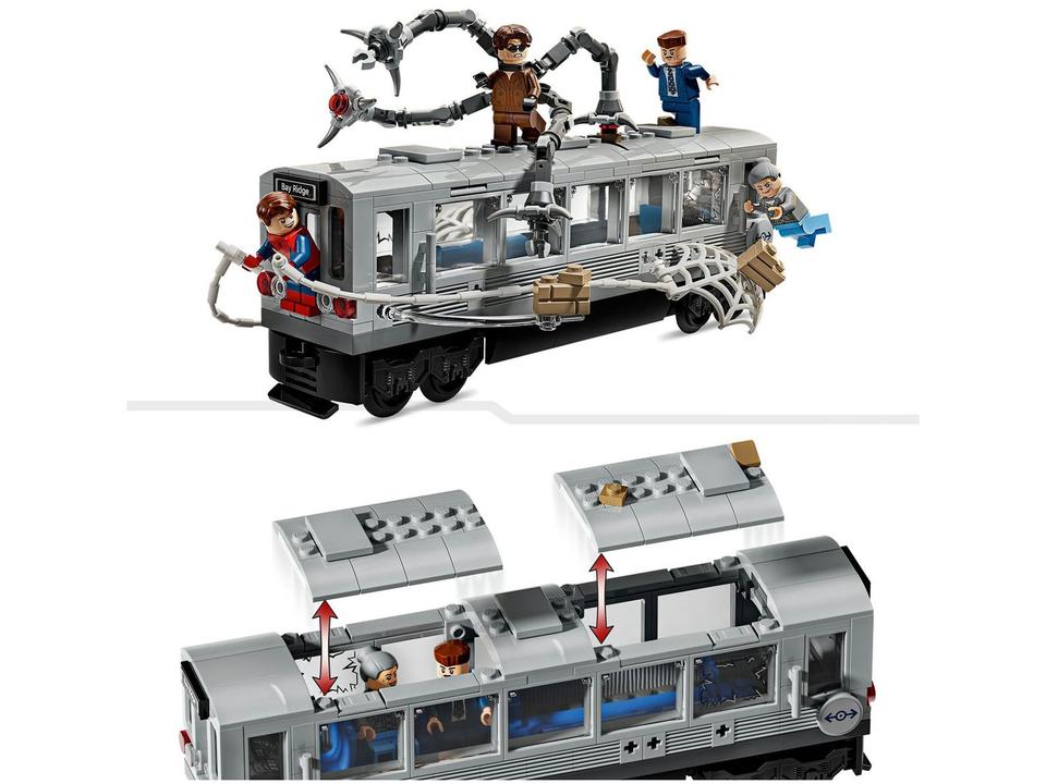 LEGO Cena de Homem-Aranha vs. Doc Ock no Trem - 6