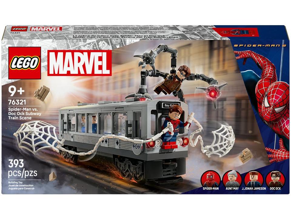 LEGO Cena de Homem-Aranha vs. Doc Ock no Trem - 8