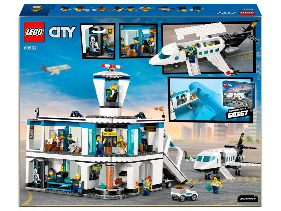 LEGO City Aeroporto com Avião 60502 887 Peças - 6