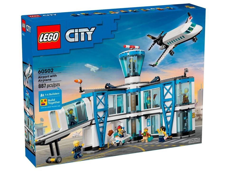 LEGO City Aeroporto com Avião 60502 887 Peças - 5
