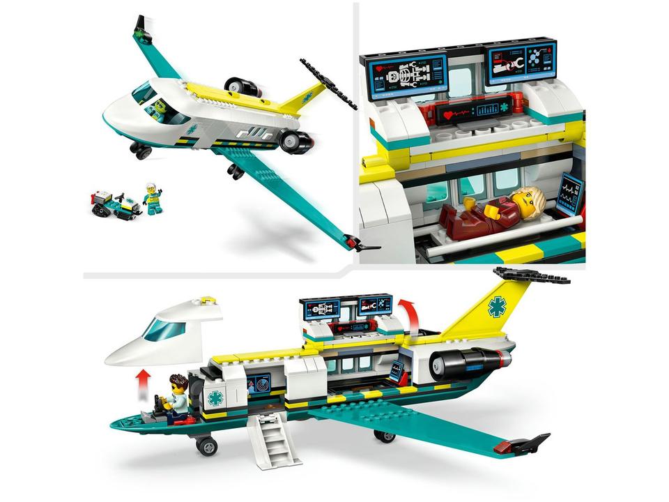 LEGO City Ambulância Aérea para Emergências - 6