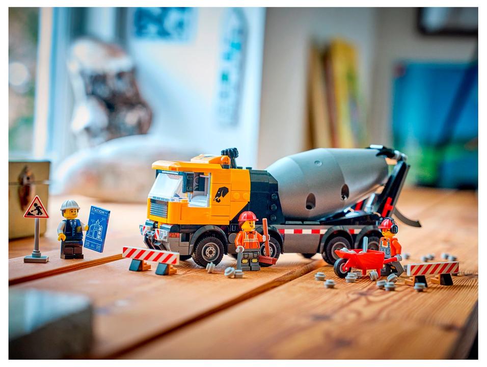 LEGO City Caminhão Betoneira 60478 371 Peças - 1