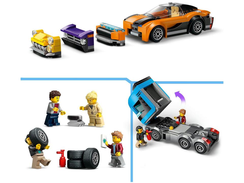LEGO City Caminhão-cegonha com Carros Esportivos - 4