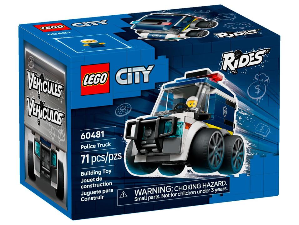 LEGO City Caminhão da Polícia 60481 71 Peças - 5