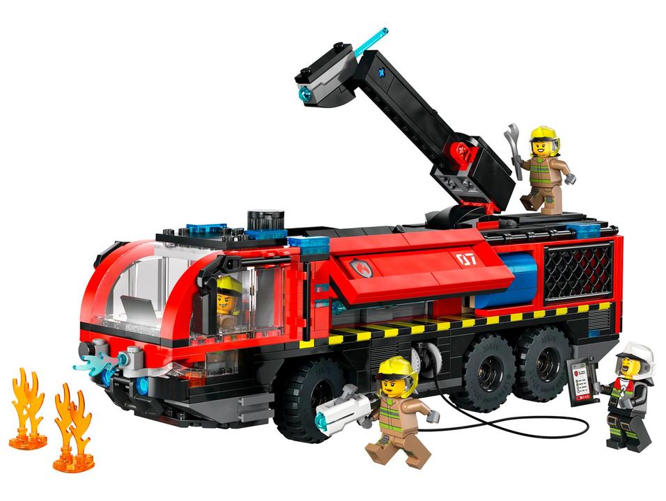 LEGO City Caminhão de Bombeiros e Aeroporto - 4