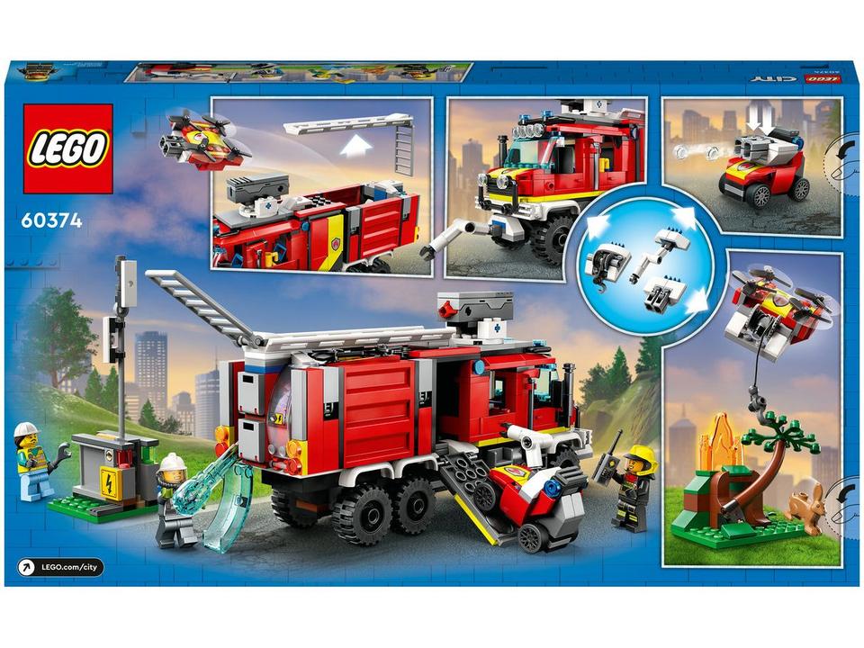 LEGO City Caminhão de Comando dos Bombeiros - 10