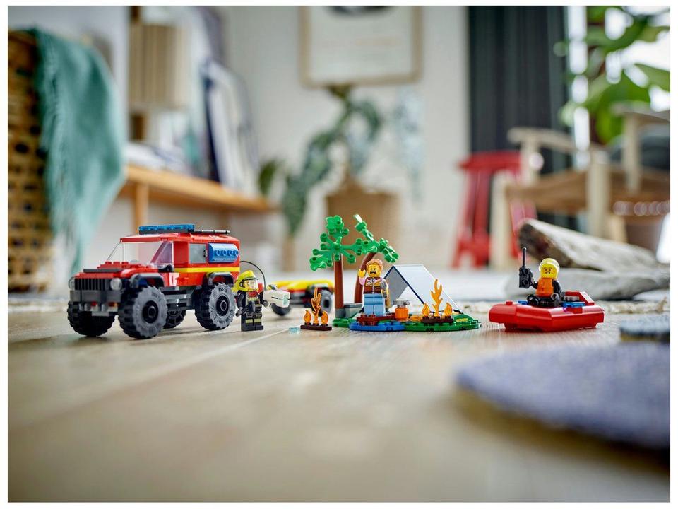 LEGO City Caminhão dos Bombeiros 4x4 com - 5