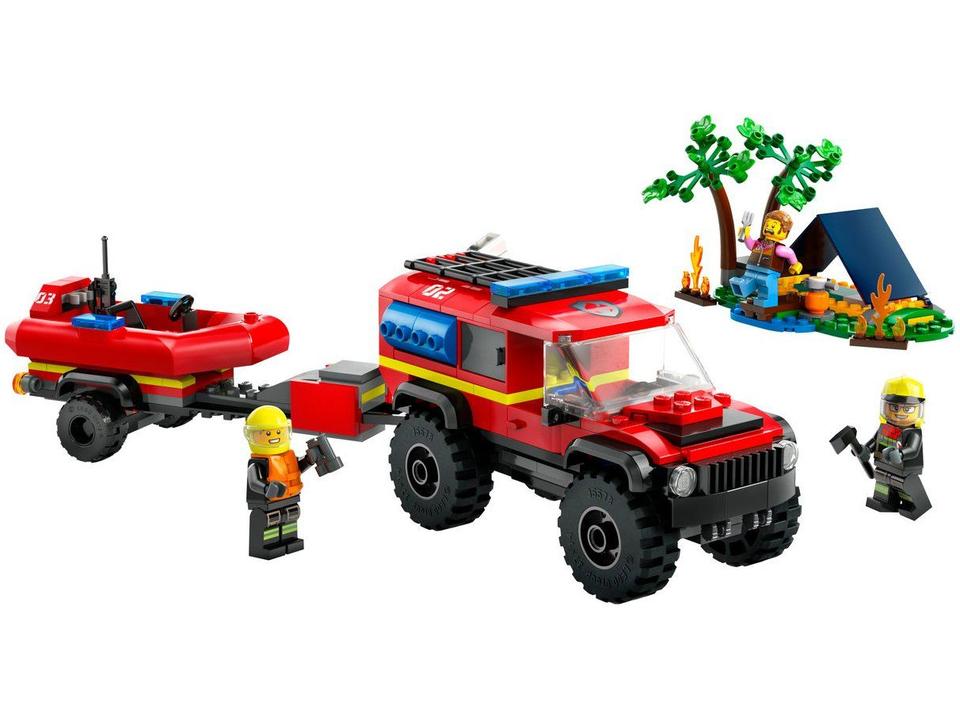 LEGO City Caminhão dos Bombeiros 4x4 com - 2