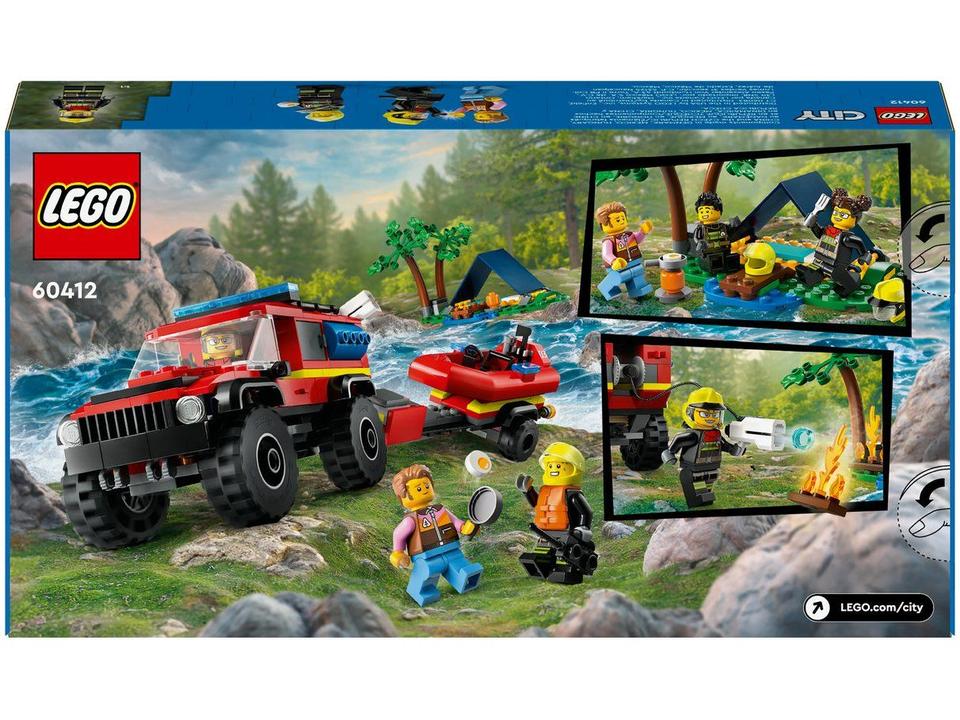LEGO City Caminhão dos Bombeiros 4x4 com - 9