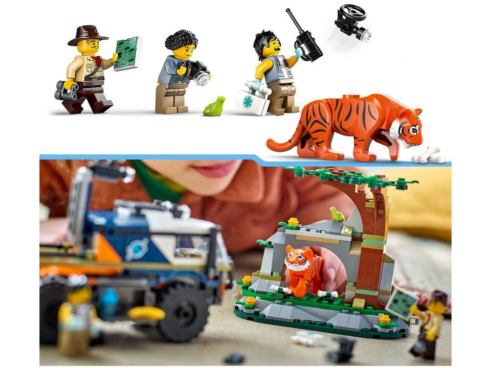 LEGO City Caminhão Off-Road Explorador da Selva - 4