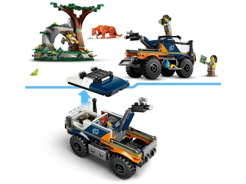 LEGO City Caminhão Off-Road Explorador da Selva - 5