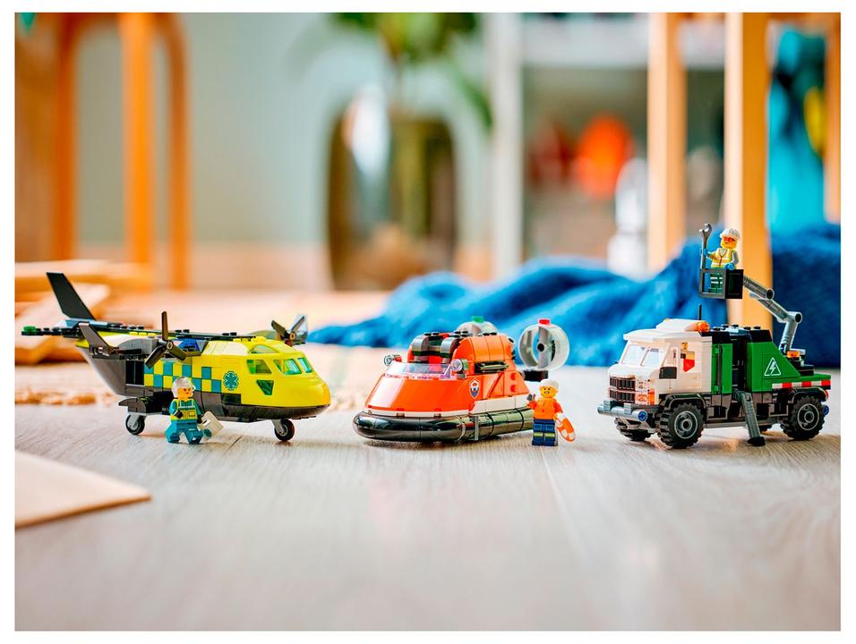 LEGO City Caminhão-reboque e Hovercraft 60505 - 2