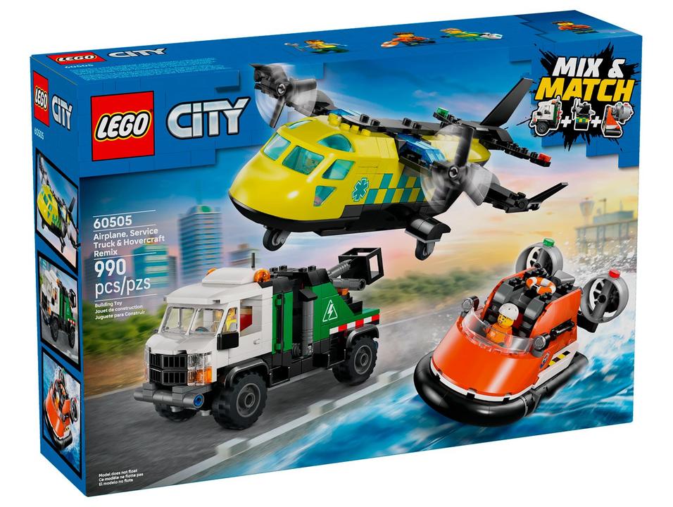 LEGO City Caminhão-reboque e Hovercraft 60505 - 5