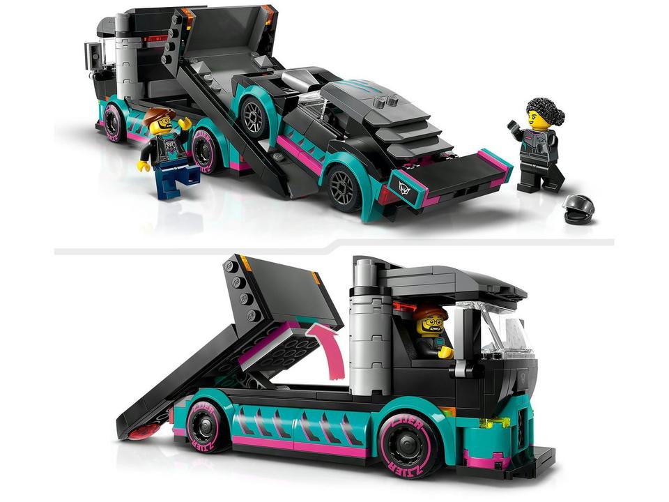LEGO City Carro de Corrida e Caminhão-Cegonha - 7