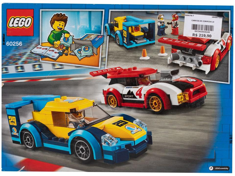 LEGO City Carros de Corrida 190 Peças - 5