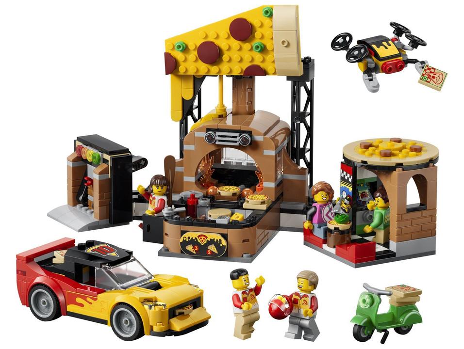 LEGO City Entrega de Pizza com Veículos - 4