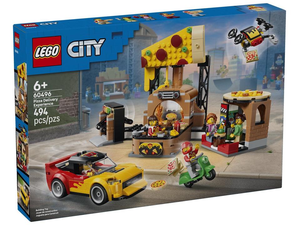 LEGO City Entrega de Pizza com Veículos - 5