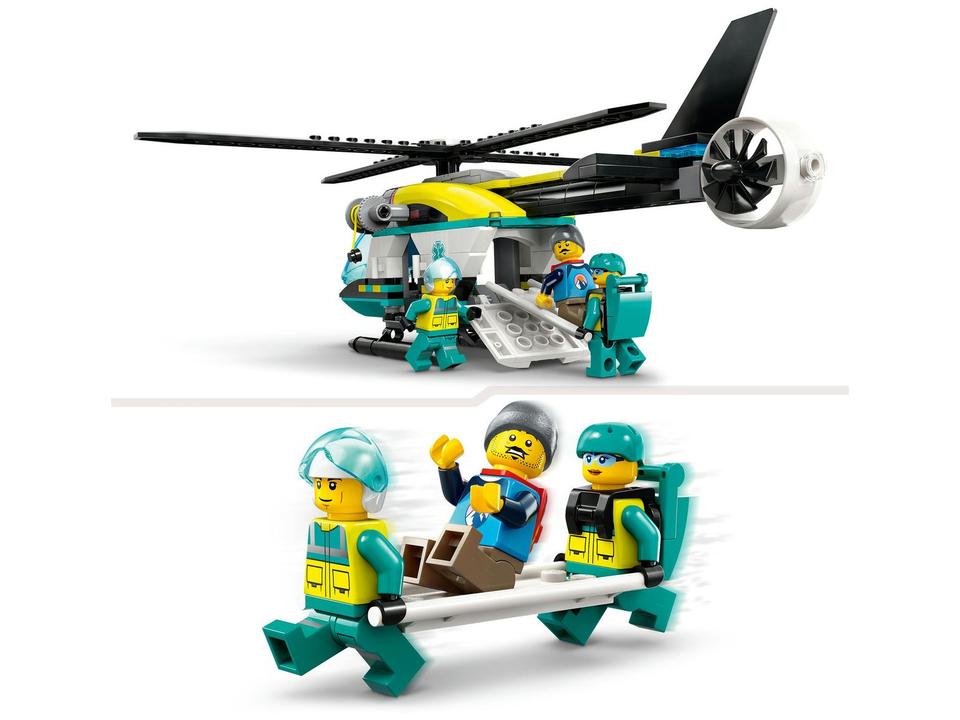 LEGO City Helicóptero de Resgate de Emergência - 6
