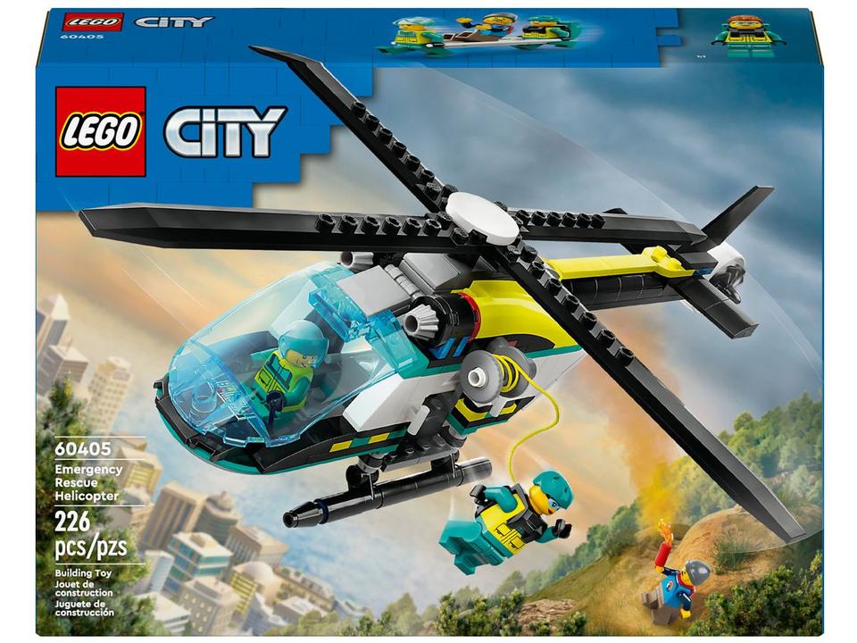 LEGO City Helicóptero de Resgate de Emergência - 1