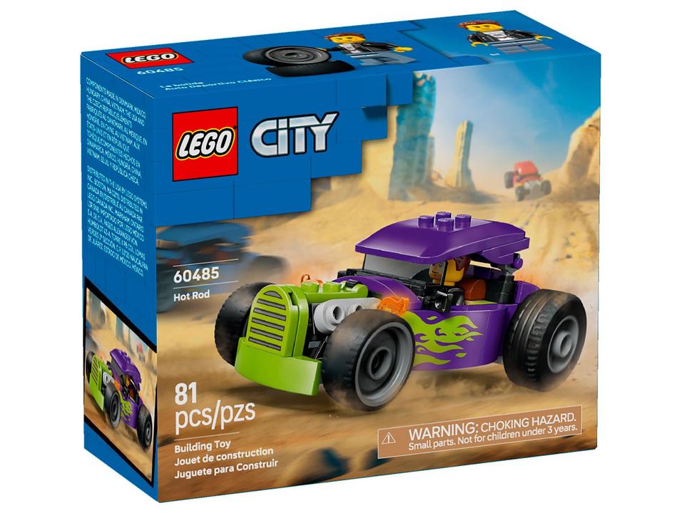 LEGO City Hot Rod 60485 81 Peças - 5